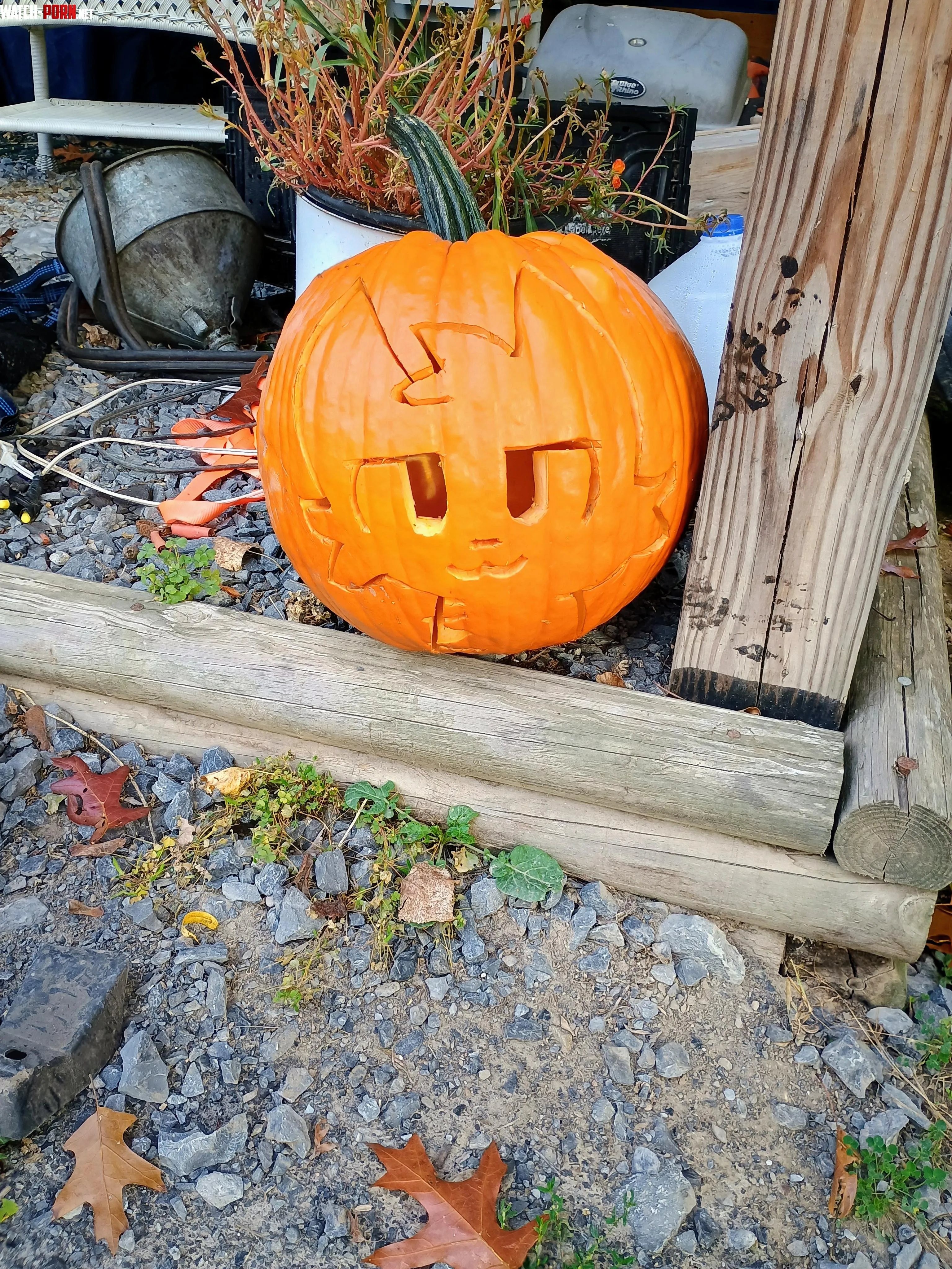 happy holloween here is my boykisser jackolantern 3 by TheCloudBeast