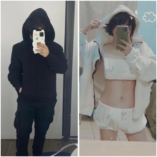 Thumbnail Public vs. Private: Subject_Channel_1306's femboy Evolution