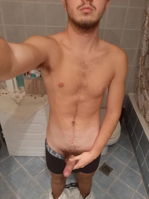 Thumbnail Appreciating a Hairy Uncut Greek Cock | Foreskin