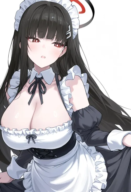 Thumbnail CheetahSperm18: Maid Rio Blue Archive | OppaiLove