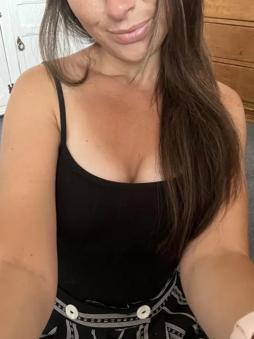 Thumbnail Smile with a Little Cleavage Tease | stacesum