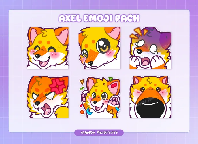 Thumbnail Sticker Pack Joy: Artful Delights by mandypawsitivity