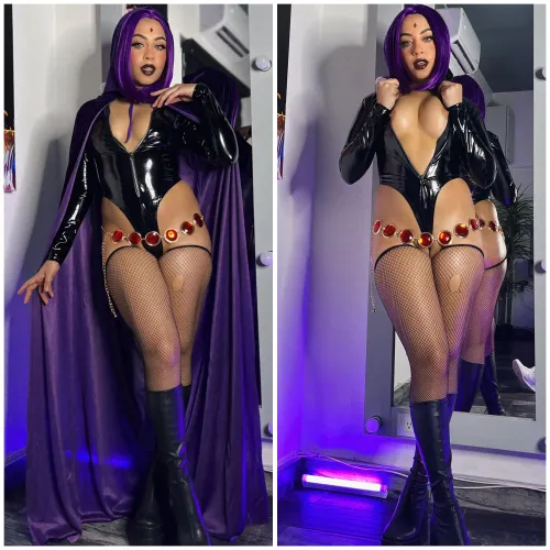 Thumbnail Cosplaying Raven from Teen Titans by girlasenet | cosplayonoff