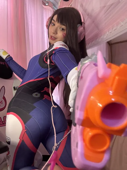 Thumbnail DVa Cosplay Delight by PearllhimePlayful | cosplaybutts