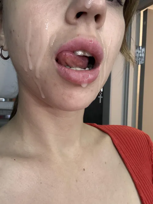 Thumbnail Cum in My Mouth and on My Face: Frahetha's Embrace of Need