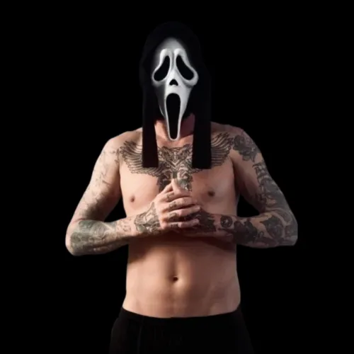 Thumbnail Unveiling Ghostface: lnkAddict's Tattoo Journey - hotguyswithtattoos