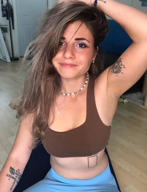 Thumbnail Post-Yoga Aromas: Dive into Sweaty Armpit Fetishes by lil-athena - armpitfetish