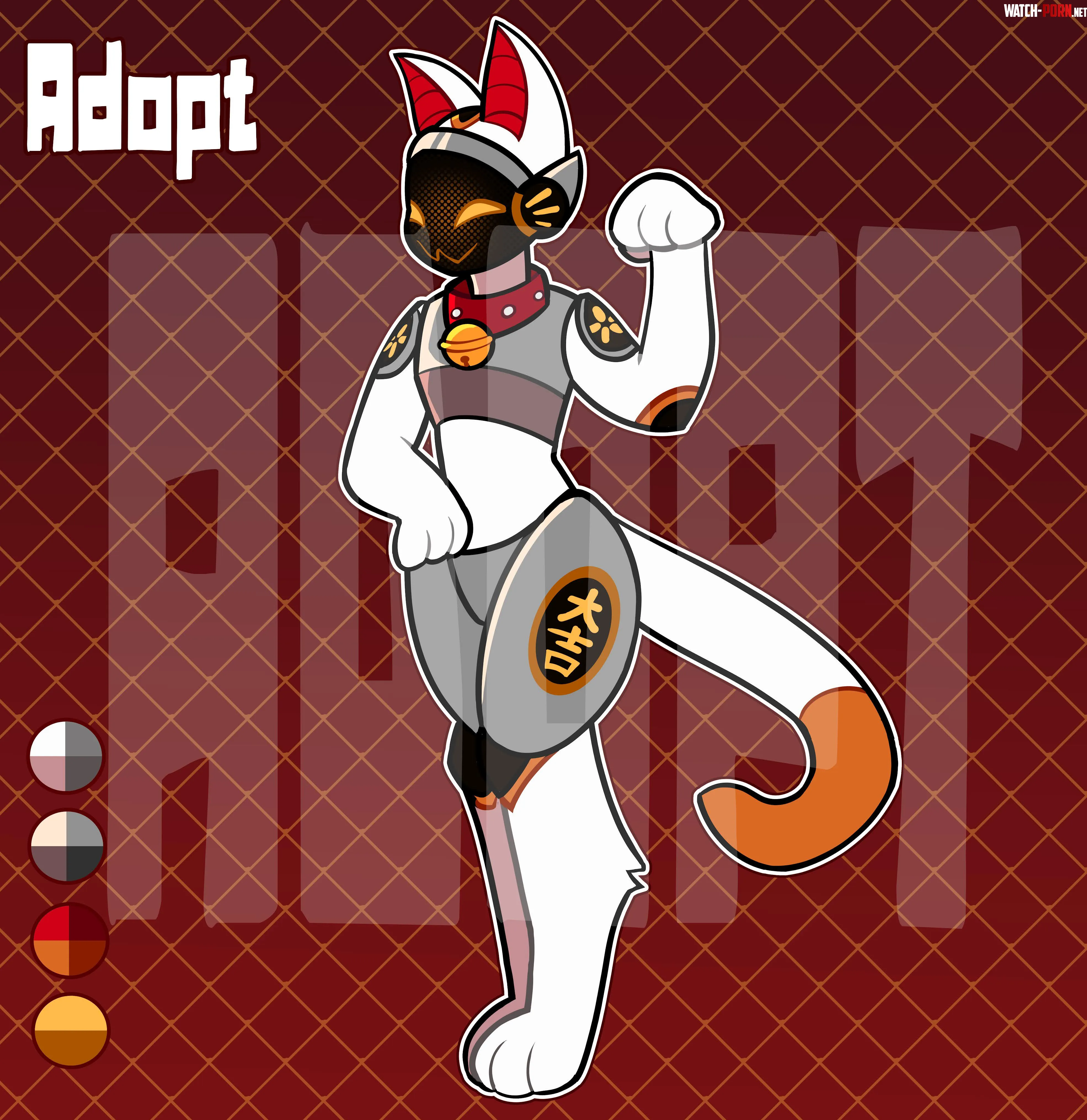 Lucky Cat Protogen  by Gabzy_Drawzy