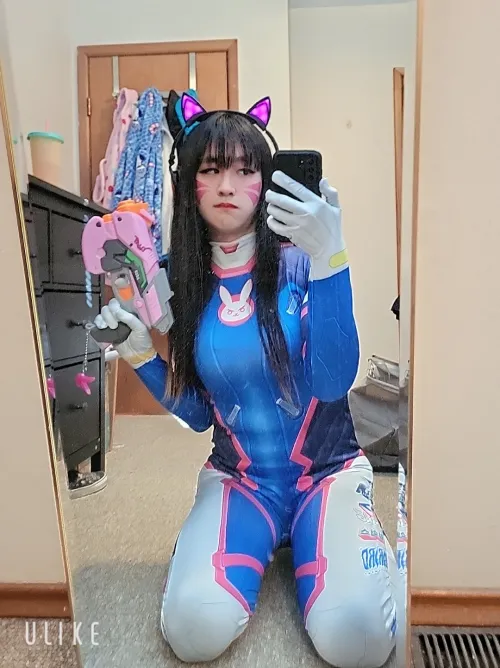 Thumbnail Cosplaying D.Va from Overwatch: A Femboy Transformation by Individual-Sector300