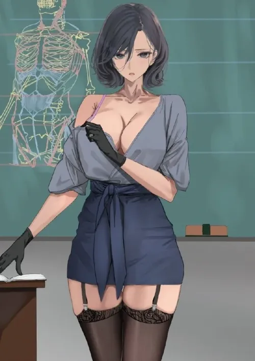 Thumbnail Umibaby's 'Rumi Teacher Strip Tease' in AnimeMILFS Category