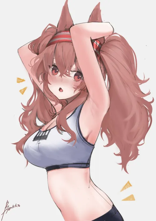 Thumbnail Middle of Her Training - Dive into Anime Armpits with McKnight94