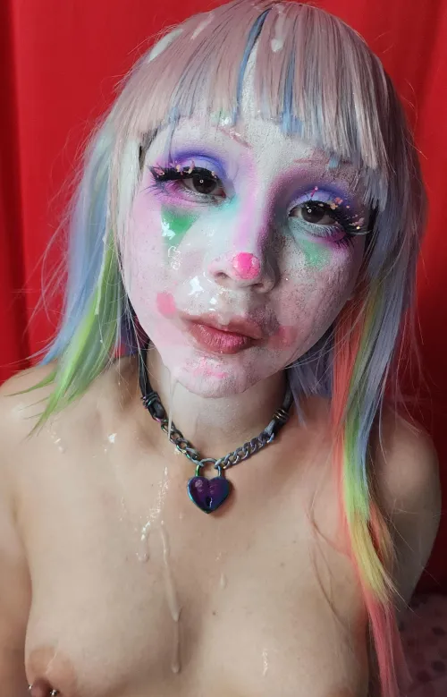 Thumbnail Enhancing My Clown Face: More Cum, Please! | MaliceMinx