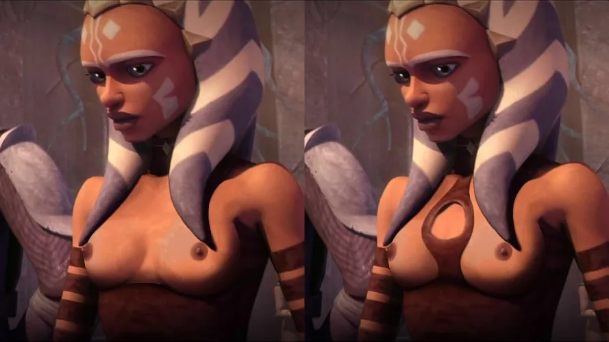 Thumbnail Ahsoka Tano Embraces Freedom in 'Unknown Nipple Liberation' by Ahsokii