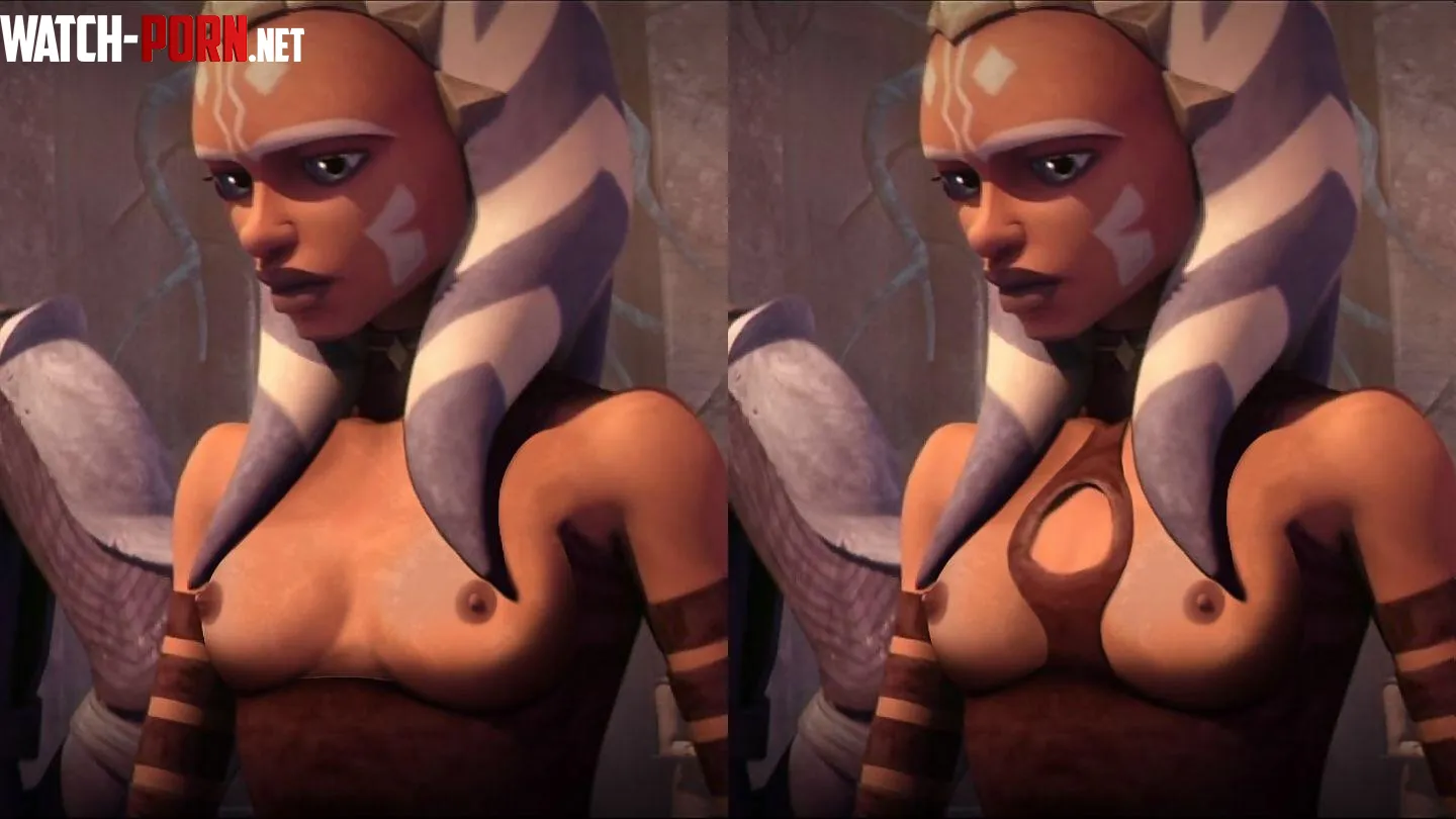 Ahsoka Tano frees the nipples unknown by Ahsokii