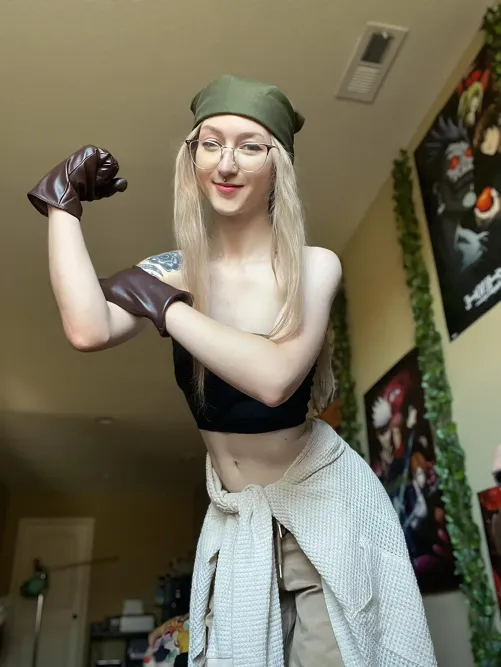 Thumbnail Experience Winry Rockbell from FMA Brotherhood: A Cosplay Masterpiece | blightbrat