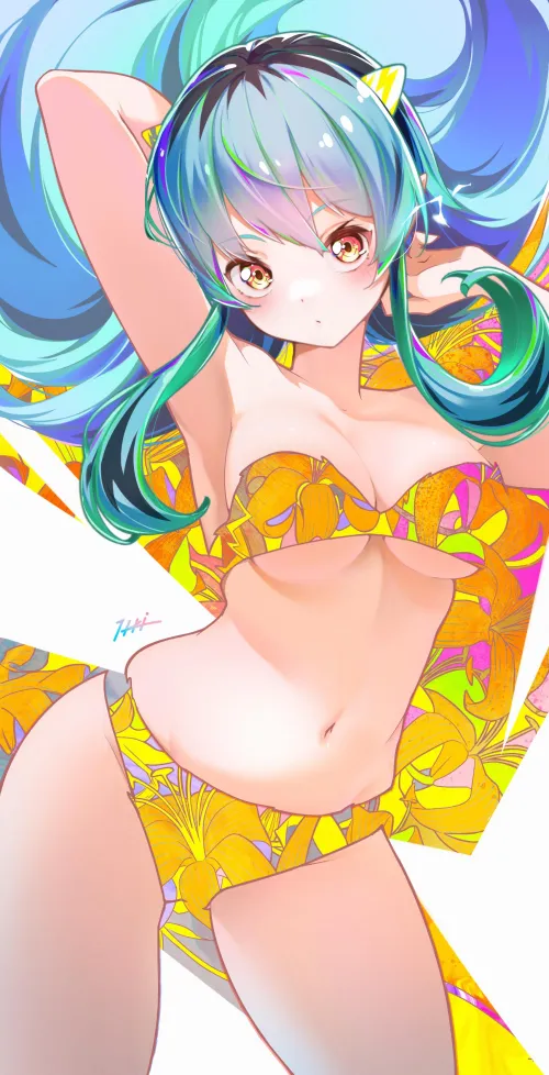 Thumbnail Lum Tummy by sentiententacle in animemidriff Category