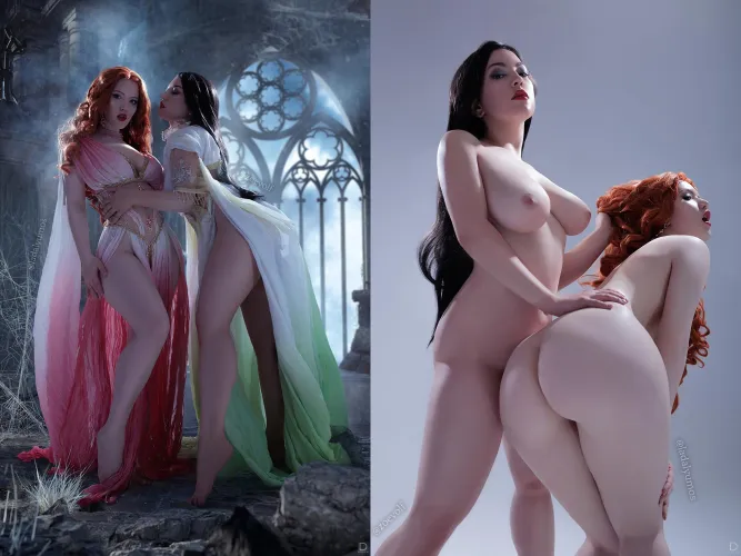 Thumbnail Verona and Aleera Cosplay by Lada Lyumos and Zoe Volf | LadaLyumos