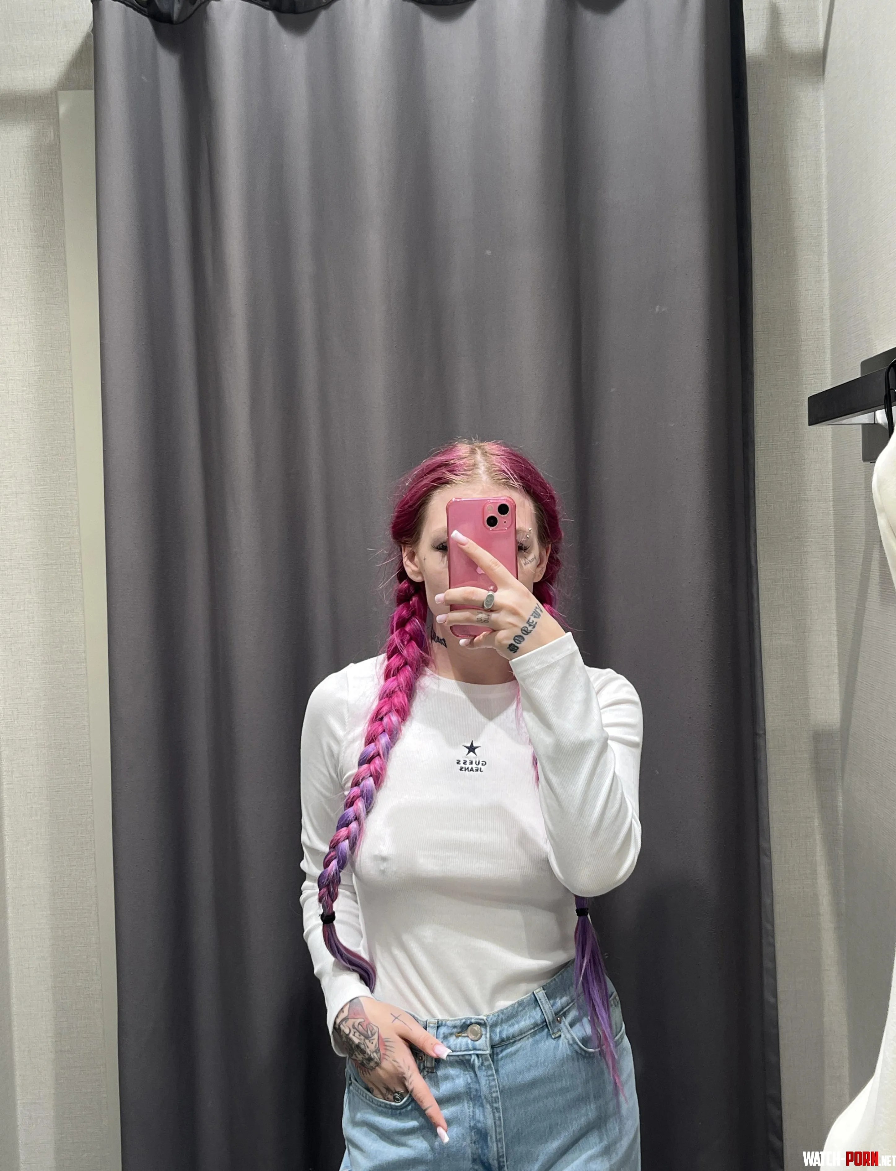 I love going shopping and taking selfies like this in fitting rooms by StrawberryJoyy