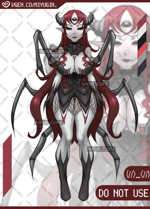 Thumbnail SpiderDevil Design by Miyugin: Unleashing MonsterGirl Creativity