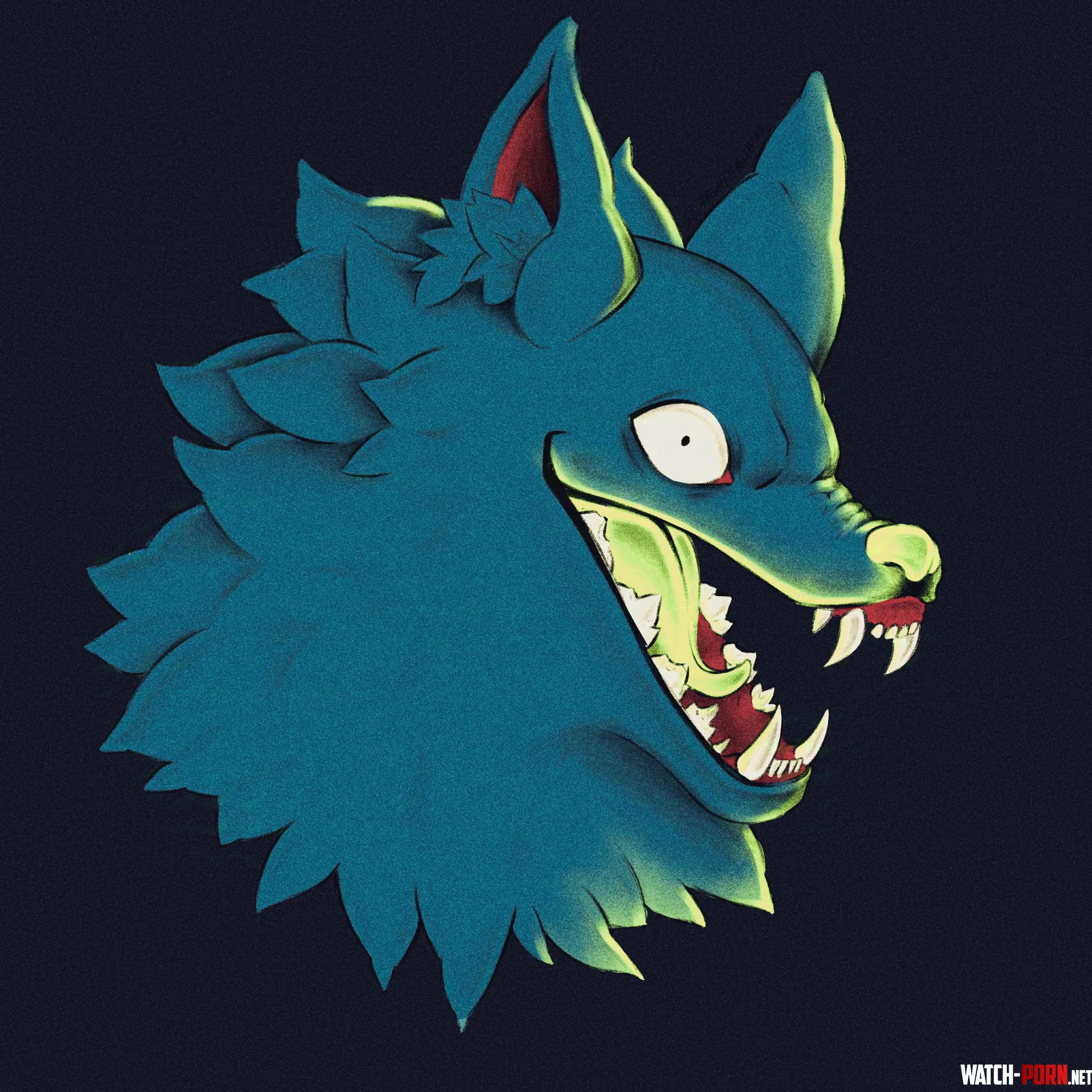 Toxic wolf  By me by SLAVGHTERHAUS