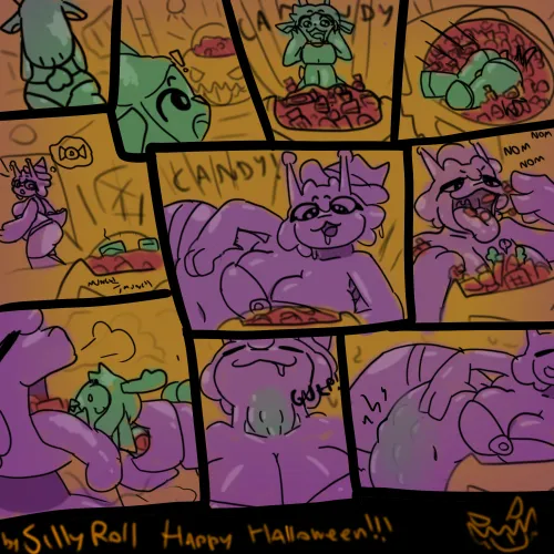 Thumbnail Vore Comic: Halloween Treat or Treat OC by Silly-Roll-5885