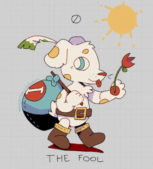 Thumbnail Behold 'the fool' - MimiBrazy's Intriguing Furry Creation