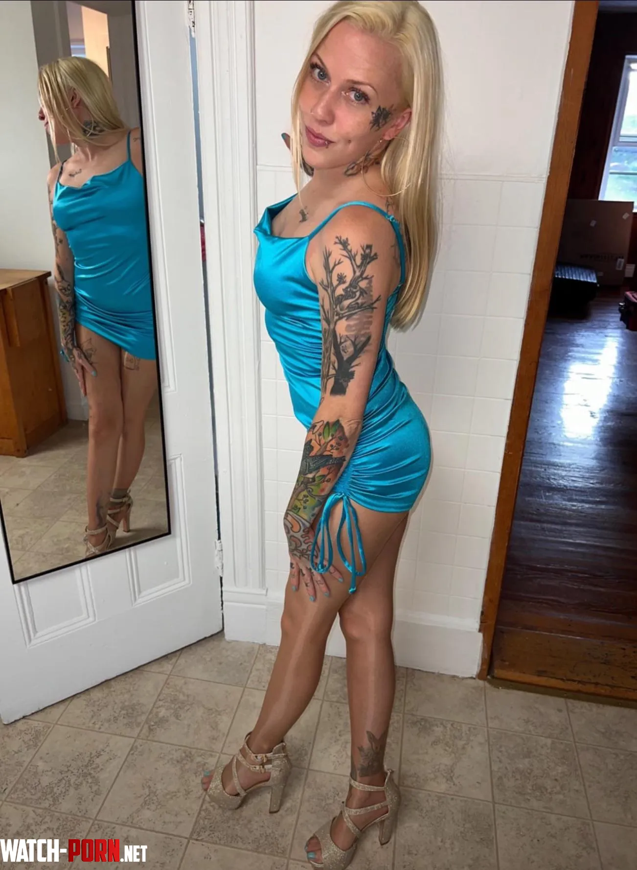 Trying out this dress might be a little too tight  by britneyblade