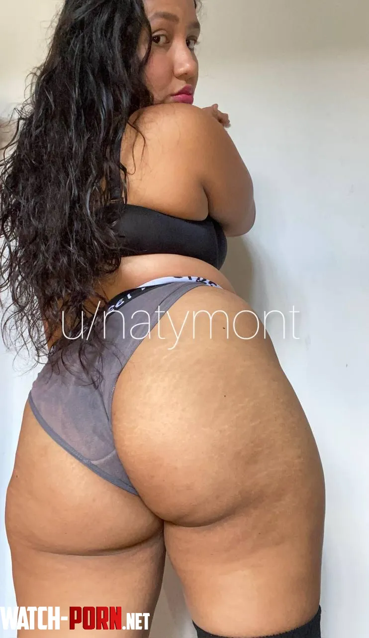 With or without stretch marks my ass is completely natural by Natymont