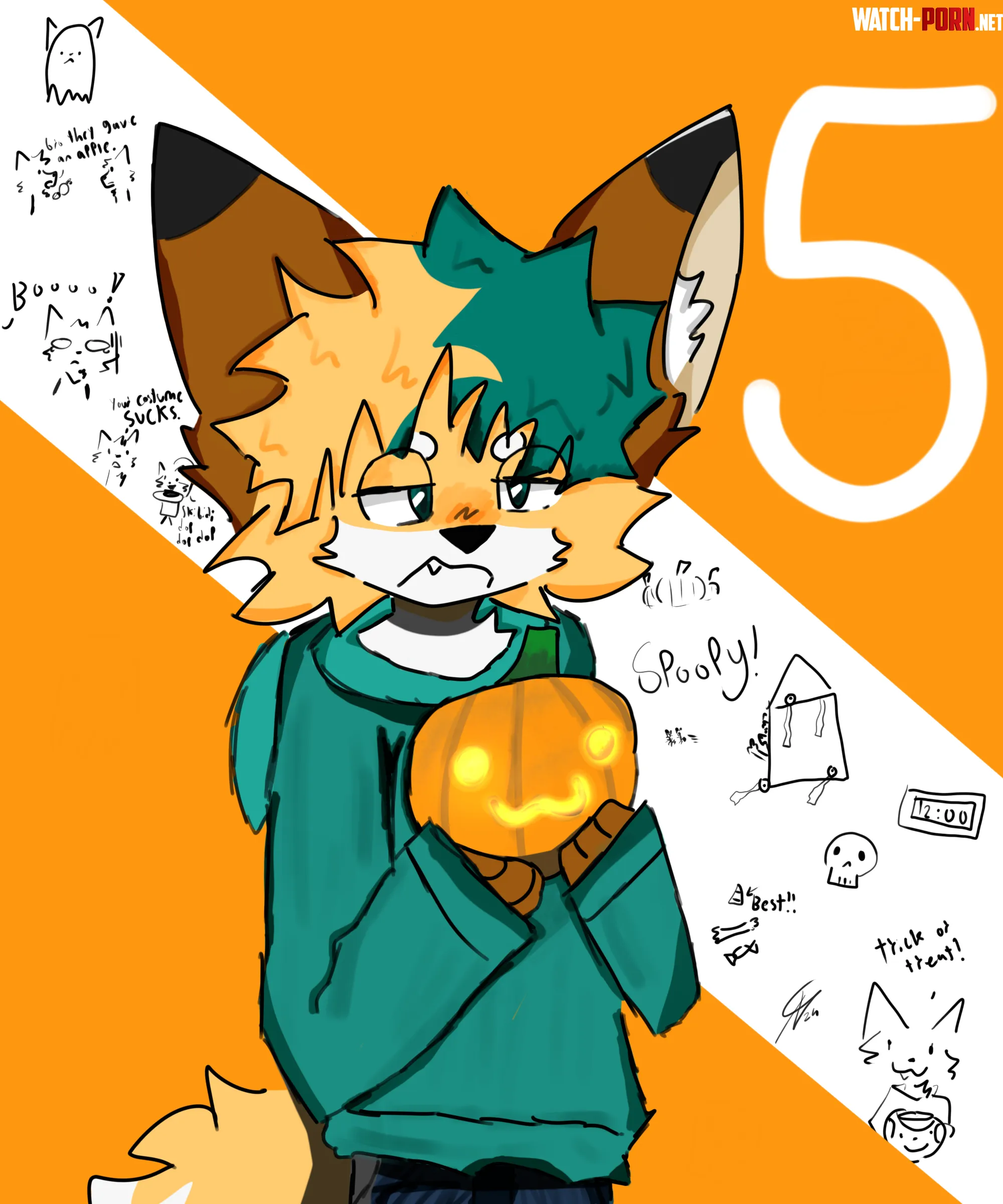 5 More Days to Halloween  by Civilhs