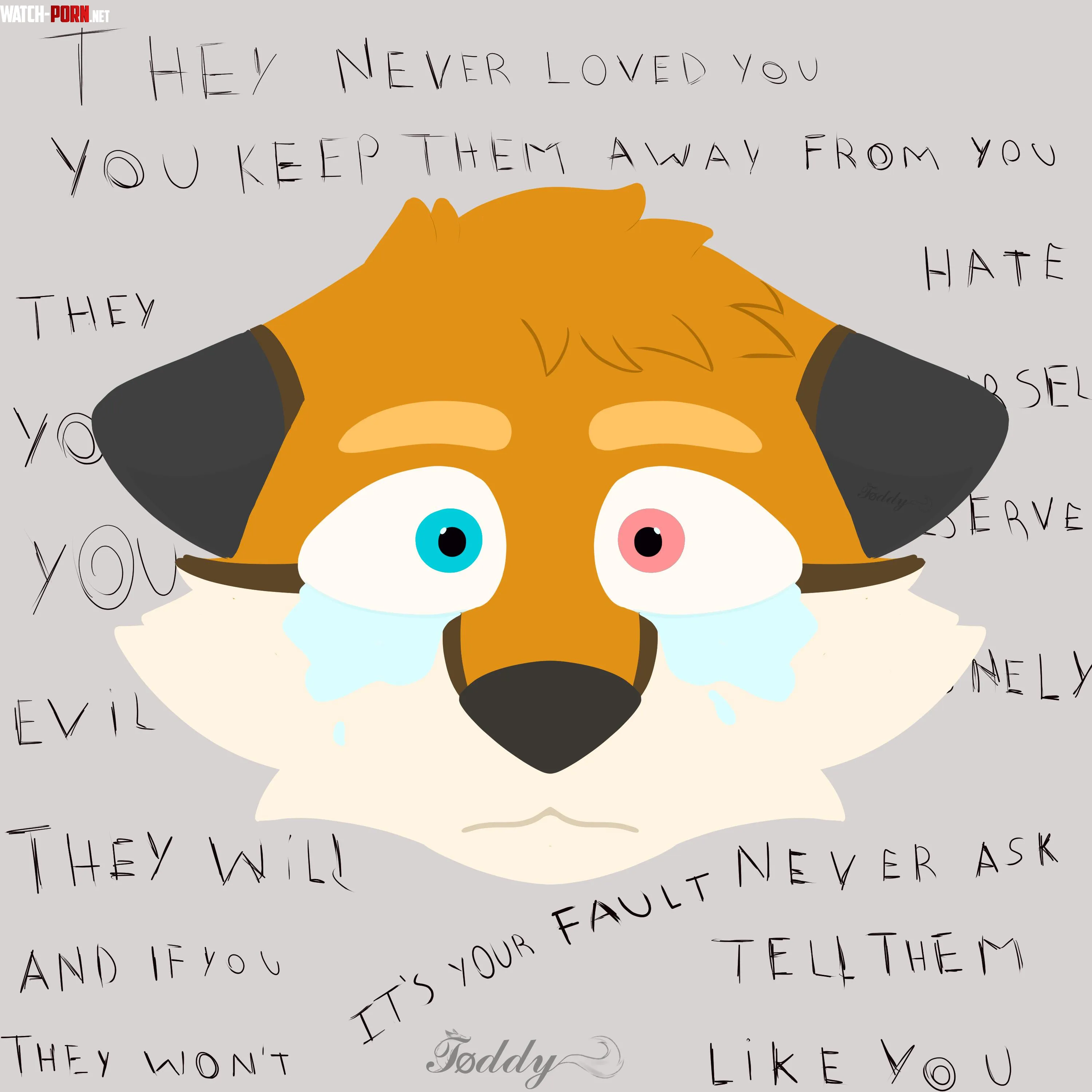 Anxiety Art by me by Toddy_the_fox