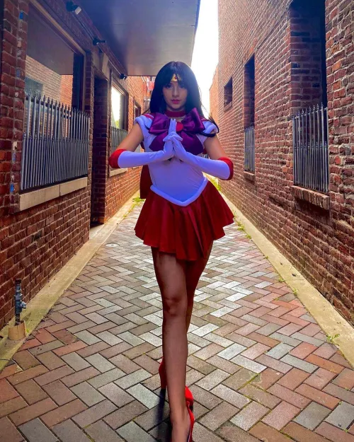 Thumbnail PearllhimePlayful as Sailor Mars: Unique Cosplay Feature in CosplayGirls