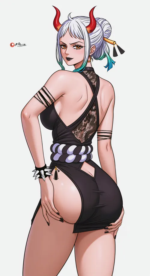 Thumbnail Goth Yamato in One Piece: A Dark AnimeBooty Adventure