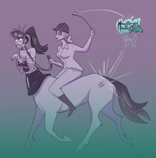 Thumbnail Monstergirl Month Day 27: Centaur Magic with gostovah