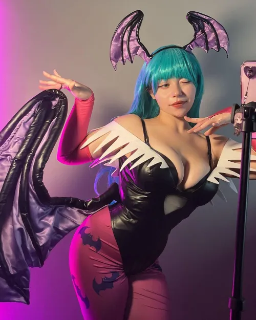 Thumbnail Cosplay Magic: not_sugashi's Morrigan Aensland Transformation