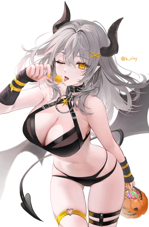 Thumbnail Stelle Dressed as a Succubus for Halloween - Honkai Star Rail Reveal