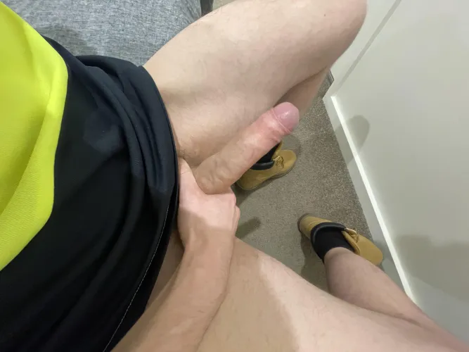 Thumbnail The_aussie_showoff Invites to Slip Your Tongue in the Hood of My Uncut Tradie Cock in Foreskin