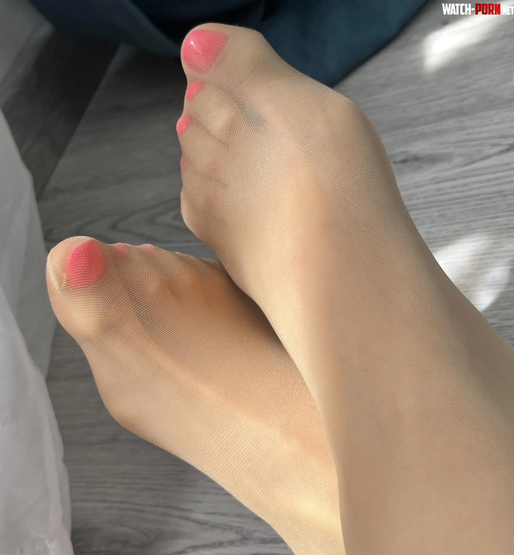 I have playful feet I love it when there is a cock between them by KittieeSweet