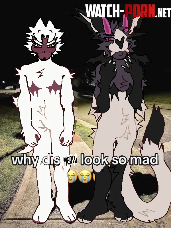 meme drawover of my sonas by me by nakkumi