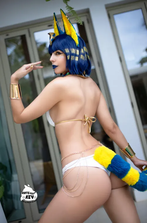 Thumbnail Cosplay Delight: Kate Key's Ankha from Animal Crossing Ensemble