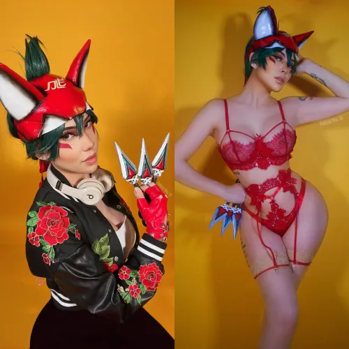 Thumbnail FeliciaVox Steals the Show with Kiriko Overwatch Cosplay | NSFWCostumes