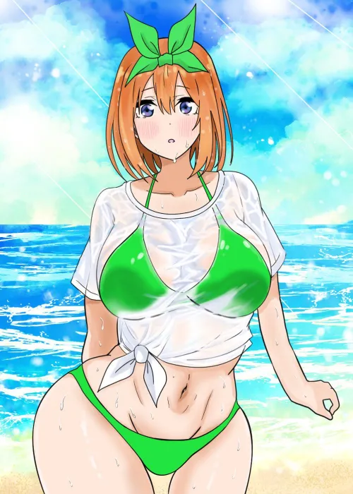 Thumbnail Yotsuba's Bikini Photos in Quintessential Quintuplets by Csxc