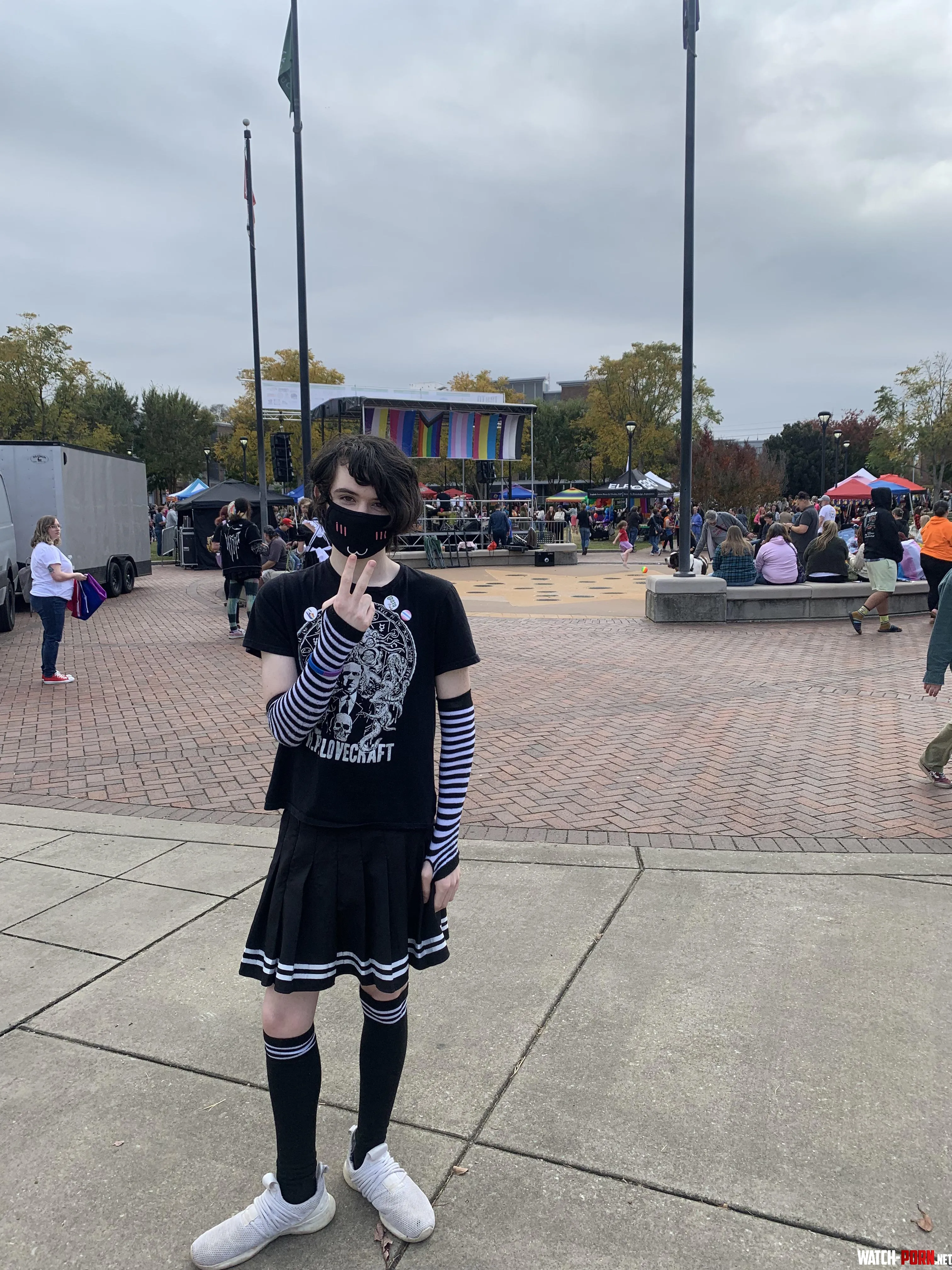 Went to a local pride event first time going out dressed up 3 by Femboy_wes