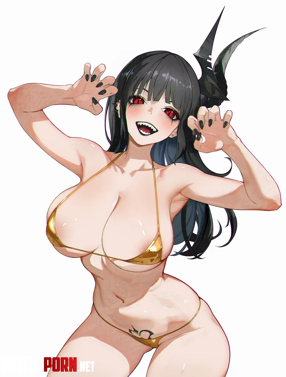 Golden Bikini Behemoth Nikke by Silver_Pie2761