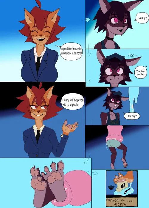 Thumbnail A Comic Tale of 'Employee of the Month' by RezlionS2