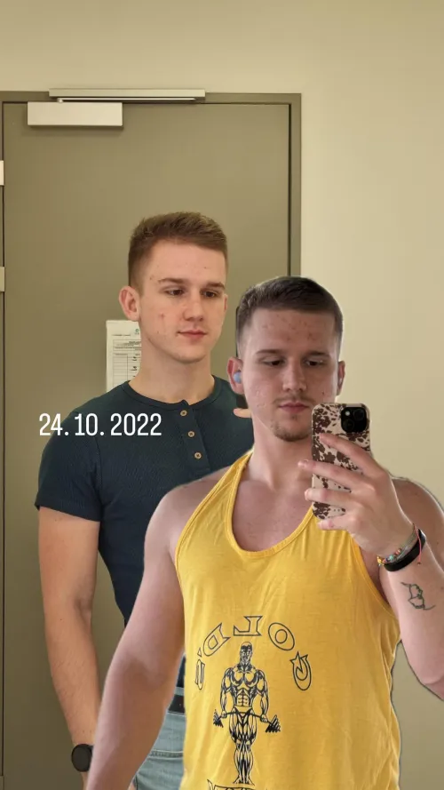 Thumbnail 2-Year Transformation: 20 vs. 22 by geminiconfessions - A Gaybros Journey