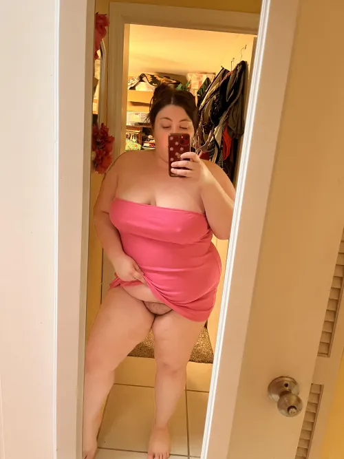 Thumbnail BBW_Chubby Sensation: Thicccncurvy - No Panties Today, Easy Access Temptation