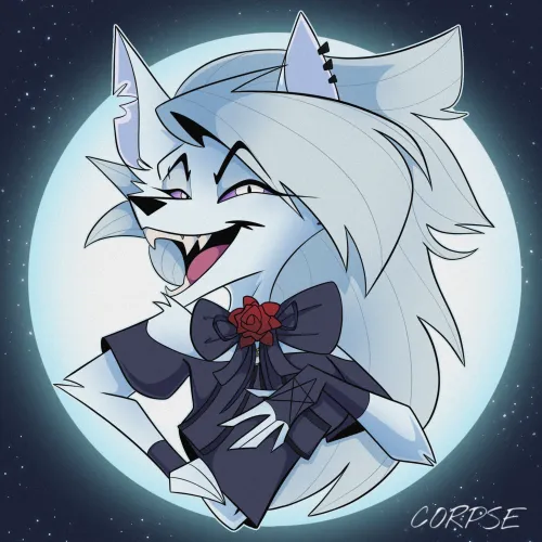 Thumbnail Artistic Furry Creation: Moonlight HellHound | Corpse_Muttz