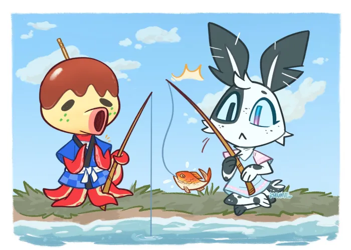 Thumbnail Drew's OC Maki and Zucker: A Fishy Friendship by kazunekomori