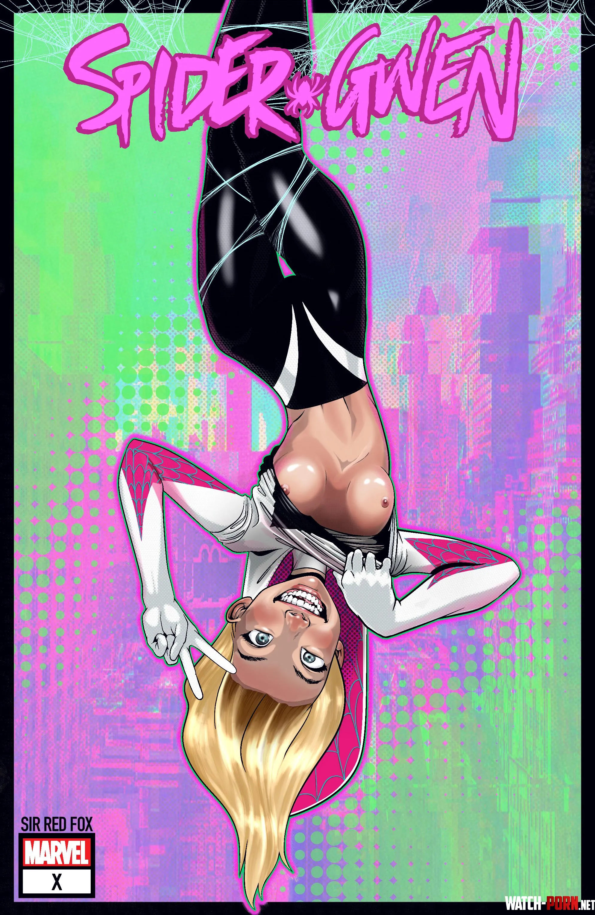 Gwen Stay sir red fox spiderverse by Lower-Custard-9707