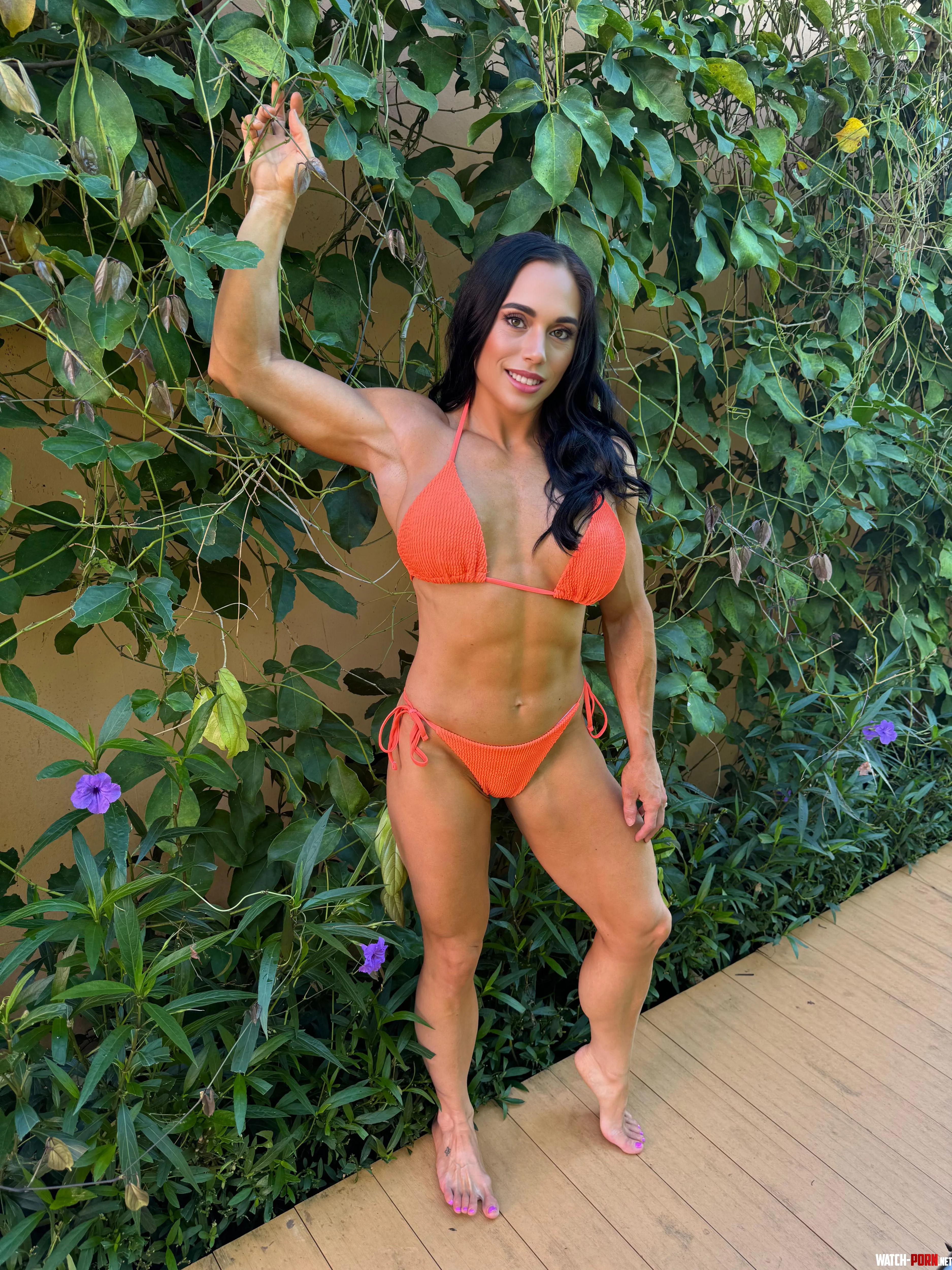 Showing off my orange bikini by vanessaarizonaxxx